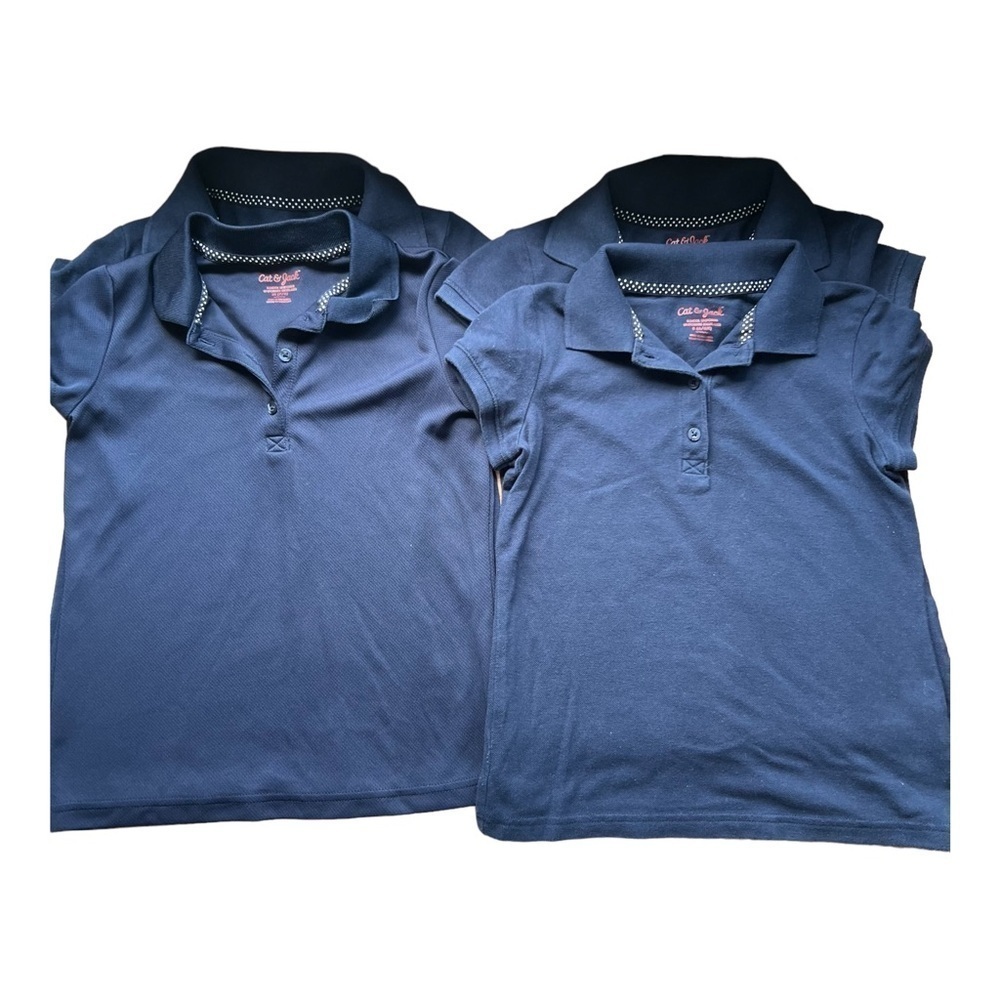 Cat & Jack Polo Shirt Blue "Uniform"